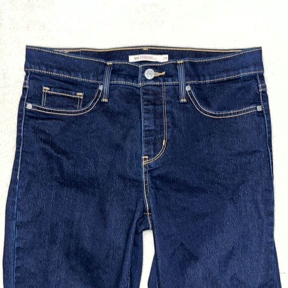Levis 311 Shaping Skinny Black (Dark Navy)Fade Women’s Jeans. Size 29 - Picture 2 of 11